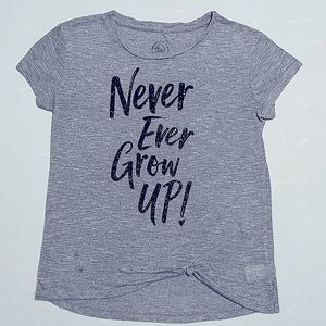 Girls size 14 Gray Short sleeve T-shirt